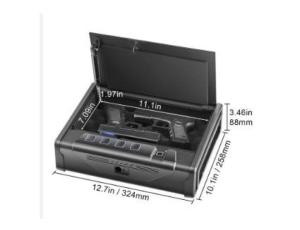 Finger Lock Gun Safe Locker - GB 2101 - Ct , 8 Kg