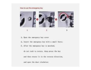 17E Money Safe Locker Box - 3 Kg - 2